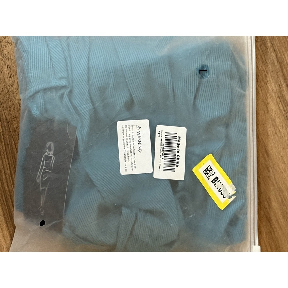 NIP K898 Women's Green Sleeveless  Midi Tank Cocktail Dress Sz Large‎ - Picture 14 of 15